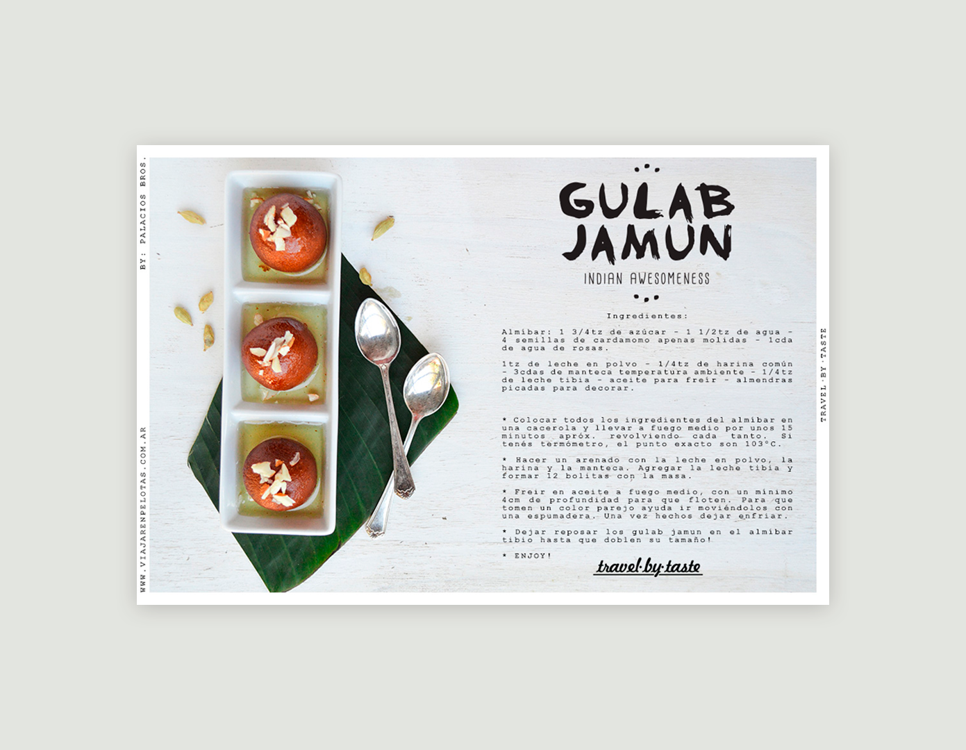 Gulab Jamun Recipe x TravelByTaste